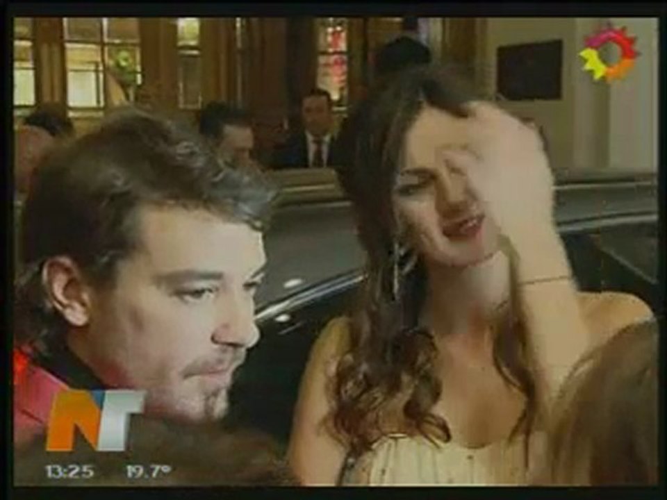 Imágenes de Pedro y Paula en el Noticiero del Trece (personajes del año Gente) - 22 de Noviembre