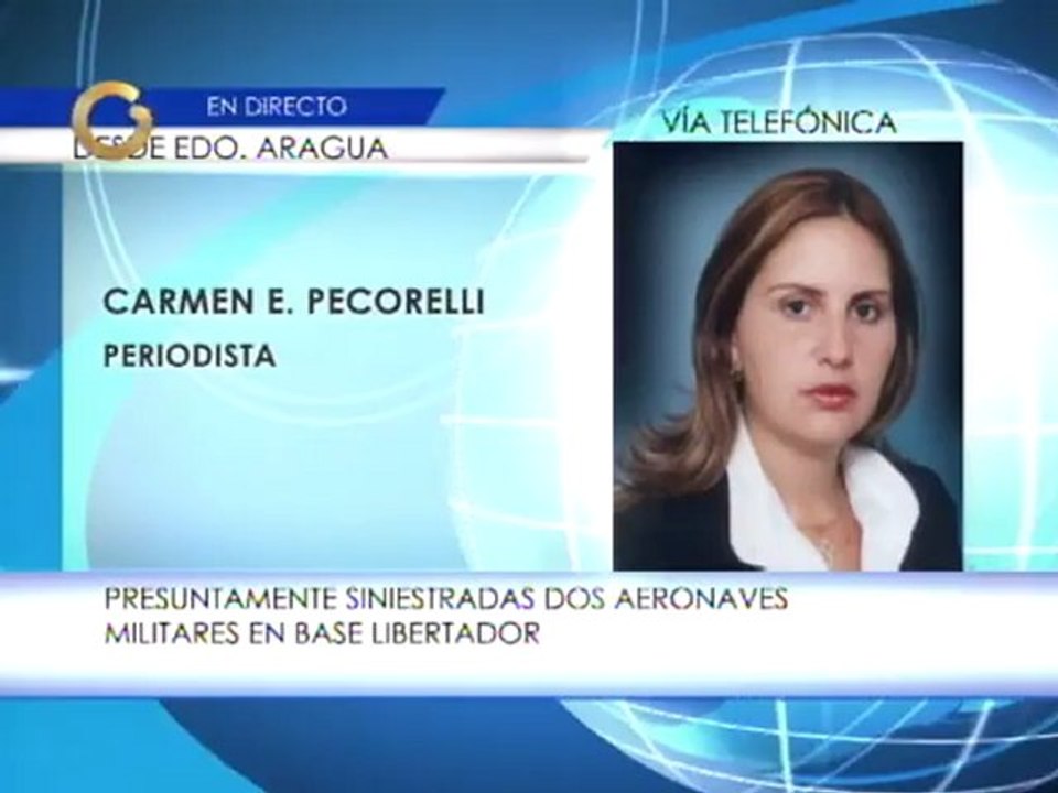 Extraoficial: 3 heridos y un fallecido deja colisión de aviones en la Base Aérea Libertador de Palo Negro