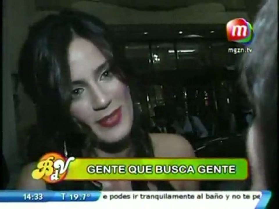 Paula nota en BDV (por personajes del año revista Gente) - 22 de Noviembre