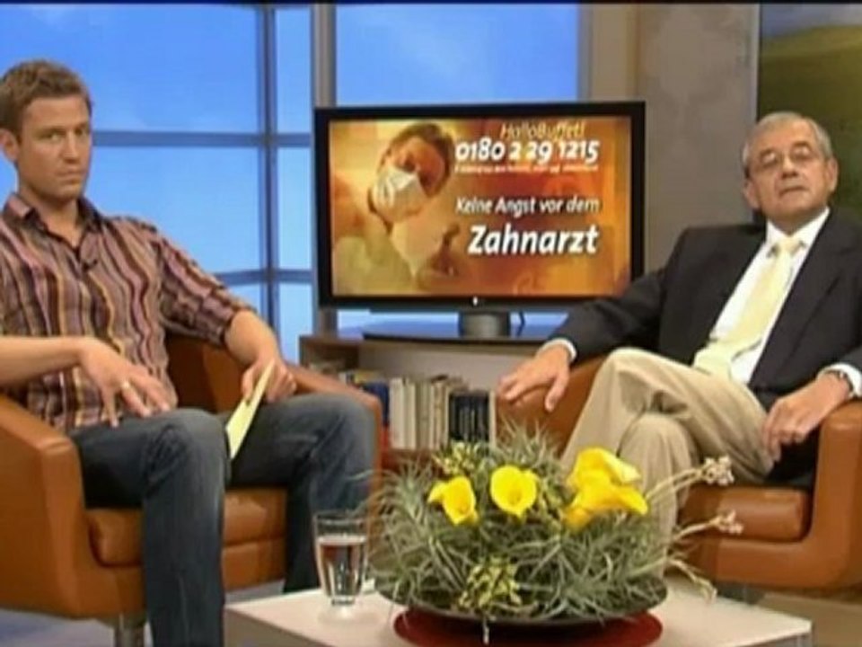 Zahnarztangst -ARD Buffet - Dr.Dr. P. Macher und Andrea Ullmann - 17.06.2009