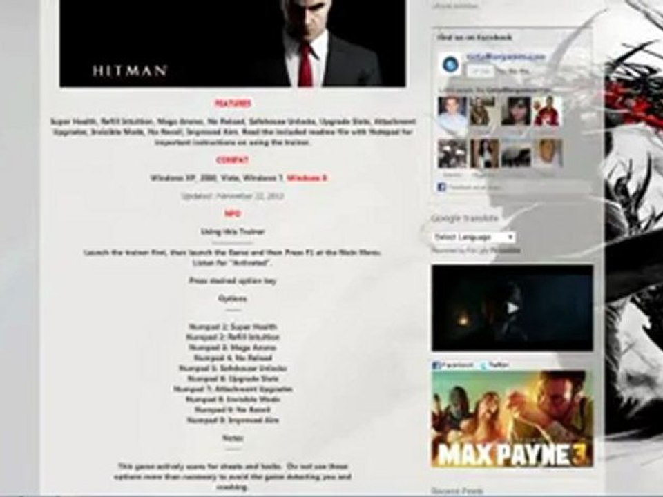 Hitman Absolution Trainer [NEW]