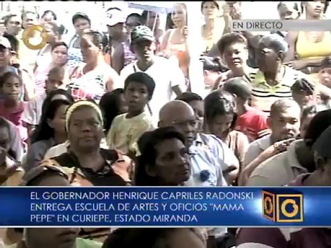 Capriles: el 16D decidiremos si continuamos fortaleciendo nuestras escuelas y apoyando a los emprendedores