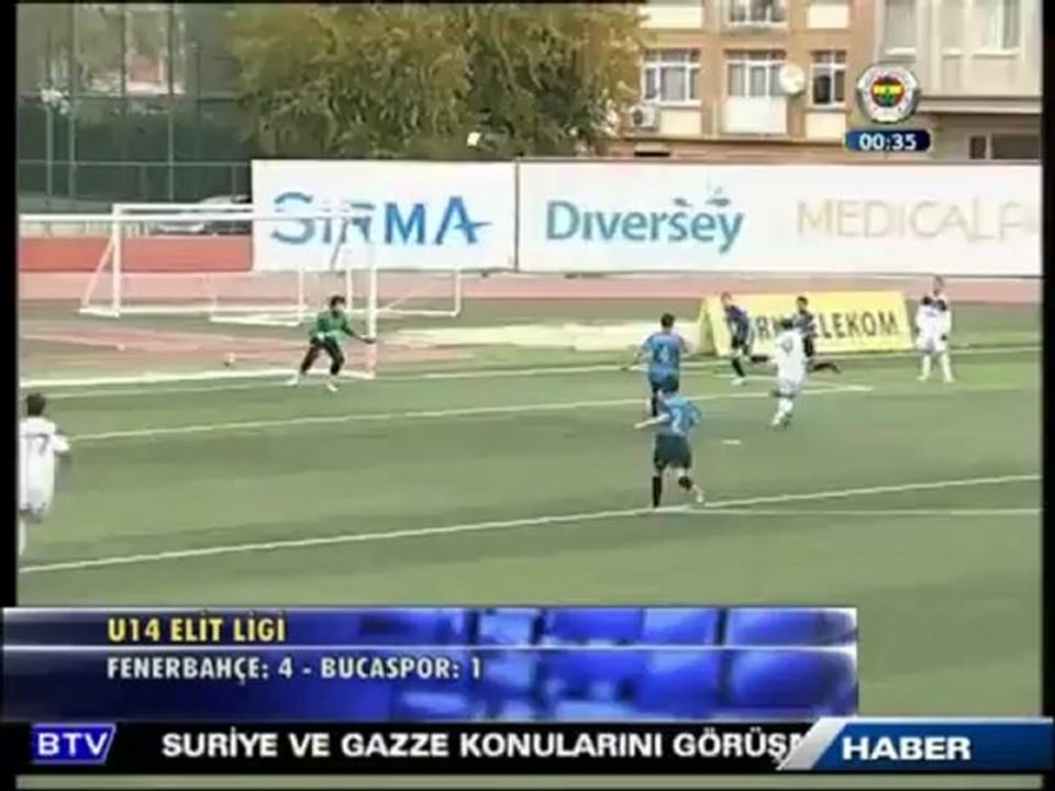 24 Kasım 2012 U14 Elit Ligi Fenerbahçe 4-1 Bucaspor ve Centilmenlik Örneği