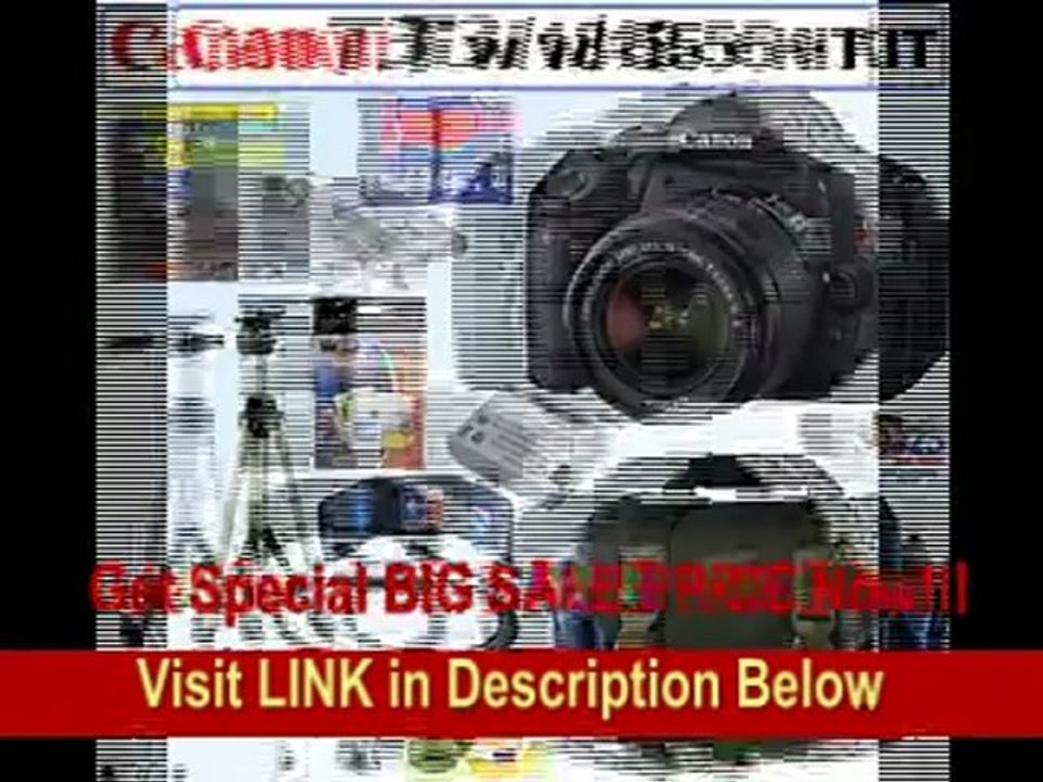 [FOR SALE] Canon EOS Rebel T3i 18 MP CMOS Digital SLR Camera with EF-S 18-55mm f/3.5-5.6 IS II Zoom Lens + 16GB Deluxe Accessory Kit