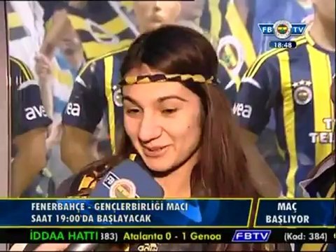 25 Kasım 2012 FBTV Fenerbahçe Gençlerbirliği Maçı Öncesi Stad Çevresi Röportajları 2