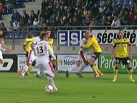 But Dario CVITANICH (44ème pen) - FC Sochaux-Montbéliard - OGC Nice (0-1) - saison 2012/2013