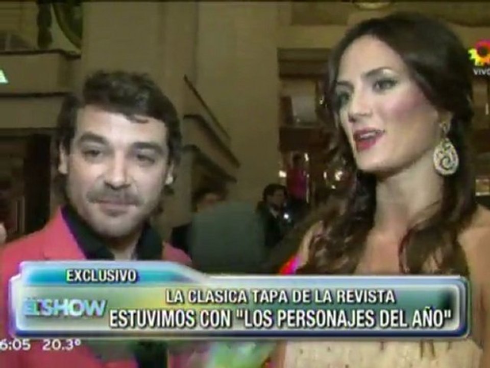 Pedro y Paula en Este es el Show 2 (nota sobre personajes del año revista Gente) - 22 de Noviembre