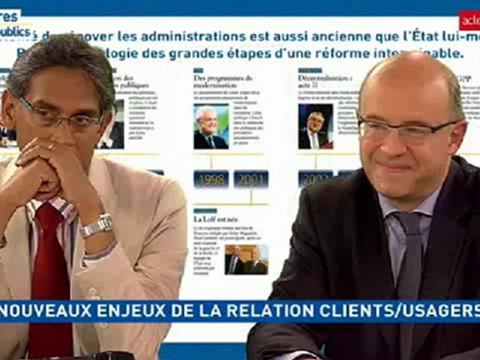 Les nouveaux enjeux de la relation clients-usagers (Vidéo – Plateau Tv – Les Rencontres des acteurs publics 2012)
