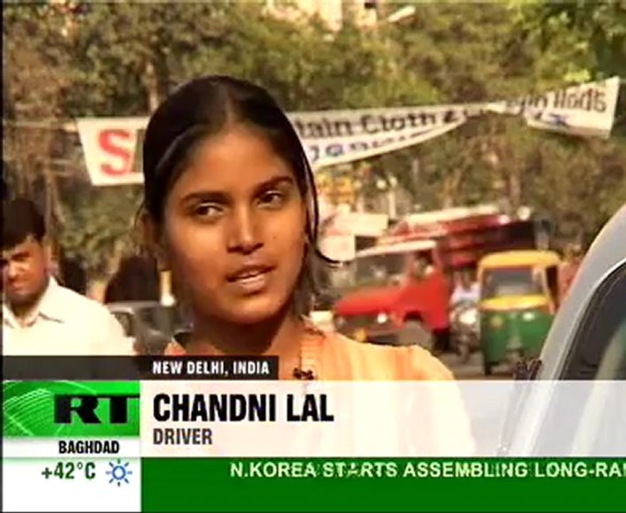 Women taxi drivers make their way to Indian roads