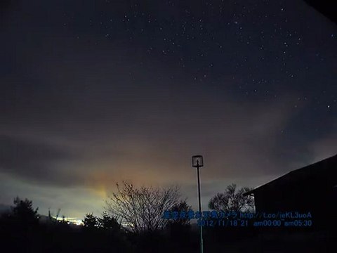 Leonids meteors 20121118~21 しし座流星群