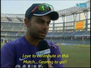 Virat Kohli talks about Viru !