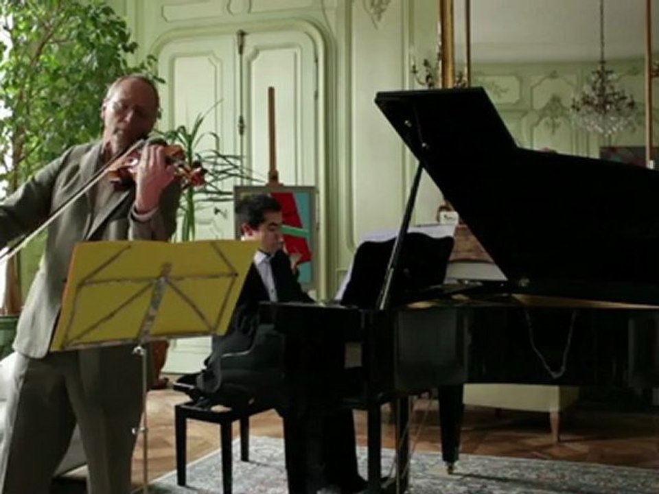 Rêverie (Gaétan Tessé et Florence Lenoir), violon : Bernard Mauppin & piano : Pierre-Bastien Midali