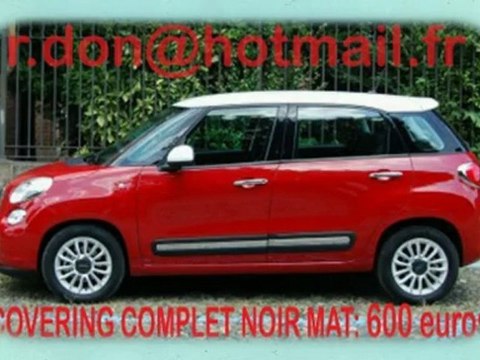 Fiat 500 L, Fiat 500 L, essai video Fiat 500 L, covering Fiat 500 L, Fiat 500 L noir mat