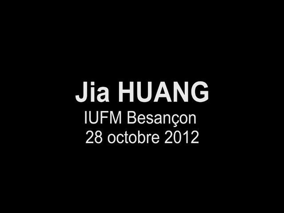 2012 Jia HUANG concert de piano à Besançon