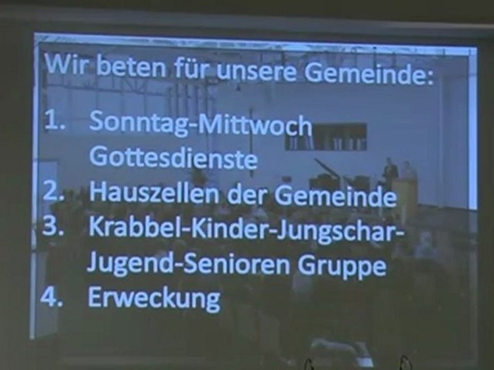 Gottesdienst am 07.11.2012
