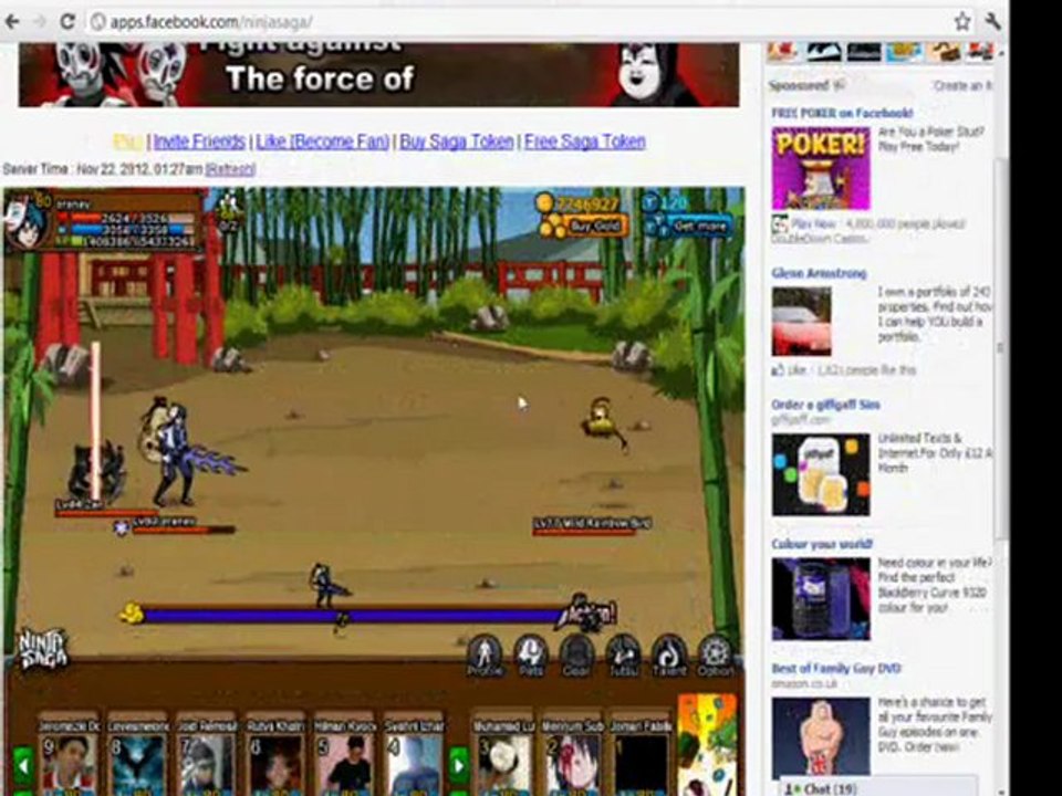 NINJA SAGA HACK PET | FREE Download , télécharger December 2012 Update