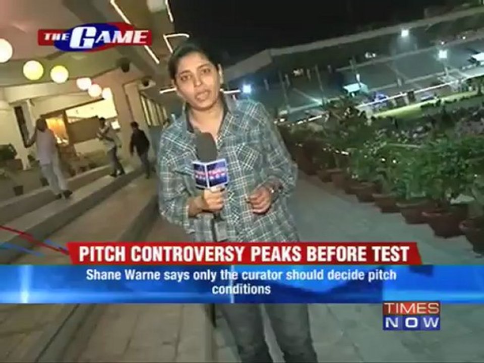 Pitch controversy peaks before Test