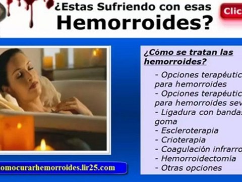 hemorroides tratamiento casero - hemorroides tratamiento natural
