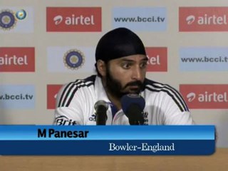 Monty Panesar PC 2nd test day 1 Mumbai 23 November