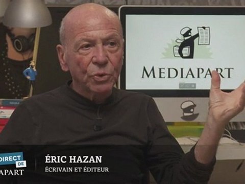 En direct de Mediapart : Entretien avec Eric Hazan