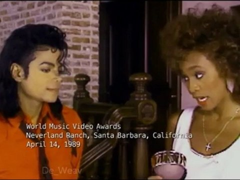 Whitney Houston talking to Michael Jackson in Bad 25