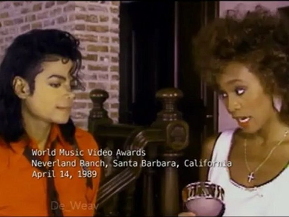Whitney Houston talking to Michael Jackson in Bad 25