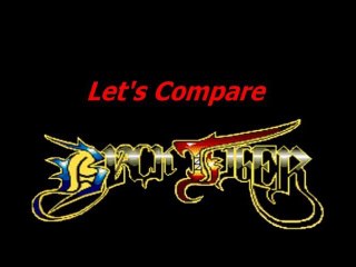 Let's Compare ( Black Tiger )