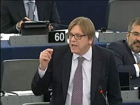 European Parliament * Guy Verhofstadt vs Nigel Farage *
