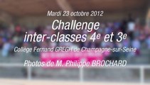 Challenge Interclasses 2012, Collège Fernand GREGH, Champagne-sur-Seine