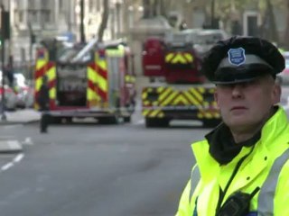 Homem nu causa espanto em Londres