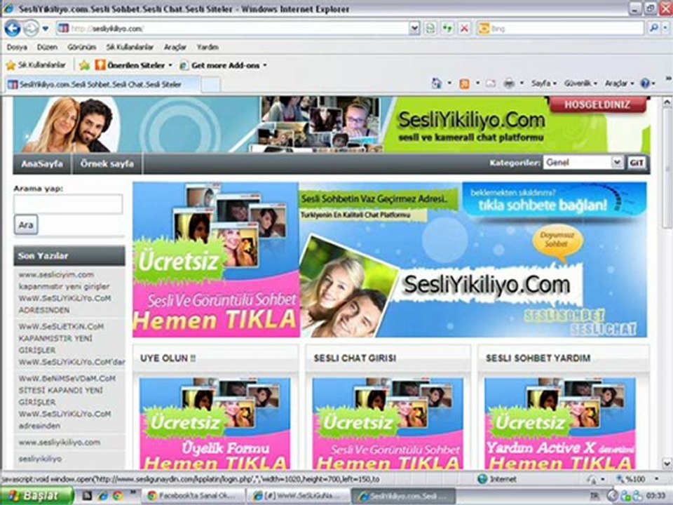 WWW.SESLİSERBEST.COM KAPANMISTIR YENİ GİRİŞLER WwW.SeSLiYiKİLiYo.CoM ADRESINDEN