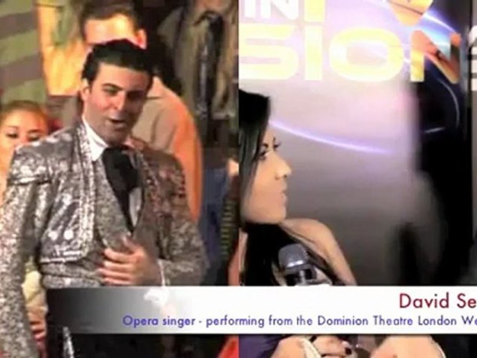 ART IN FUSION TV - Rebeca Riofrio interview DAVID SERERO before his WEST END debut