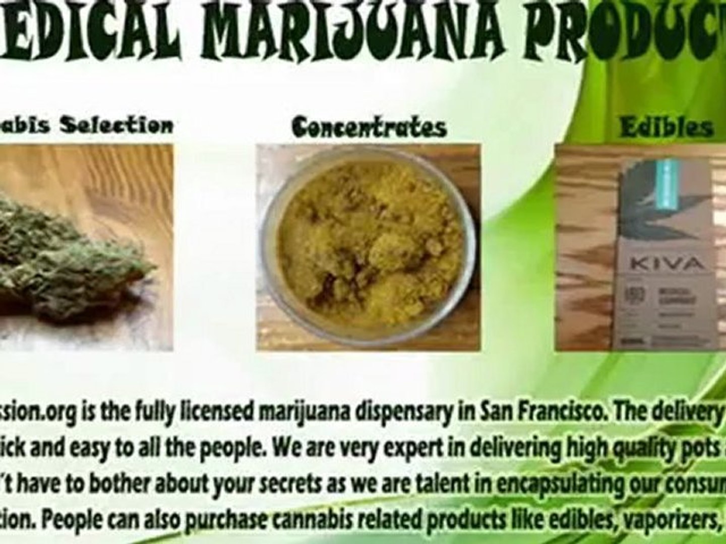 ⁣Medical Marijuana Products