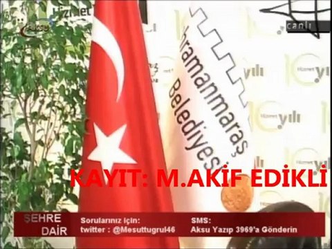 Mustafa POYRAZ Şehre Dair AKSU TV Programı 19 Kasım 2012 6. BÖLÜM
