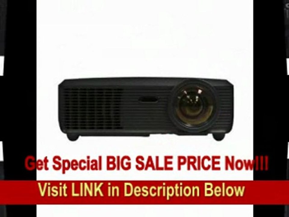 [FOR SALE] Optoma TW610ST, WXGA, 3100 ANSI Lumen, 3000:1 Contrast Ratio, 3D Capable, DLP Multimedia Projector (Black)