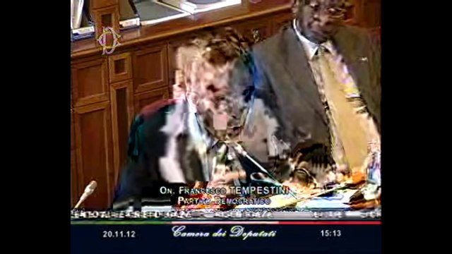 Roma L'audizione di Giulio Terzi di Sant'Agata (20.11.12)