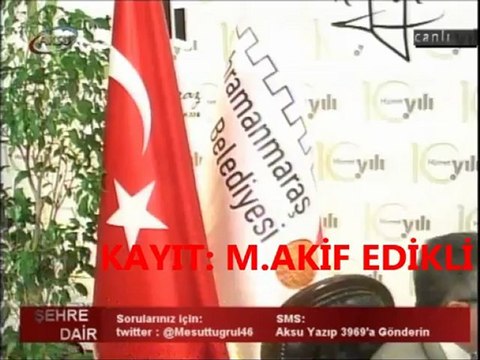 Mustafa POYRAZ Şehre Dair AKSU TV Programı 19 Kasım 2012 3. BÖLÜM