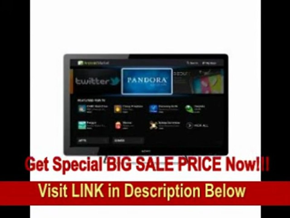 [BEST PRICE] Sony NSX-32GT1 32-Inch 1080p 60 Hz LED HDTV Featuring Google TV, Black