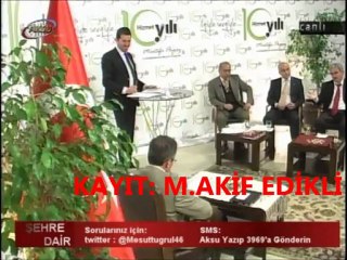 Mustafa POYRAZ Şehre Dair AKSU TV Programı 19 Kasım 2012 5. BÖLÜM