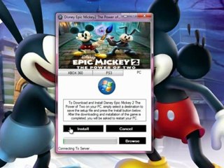 Get Free Disney Epic Mickey 2 The Power of Two Game Crack - Xbox 360 / PS3 / PC