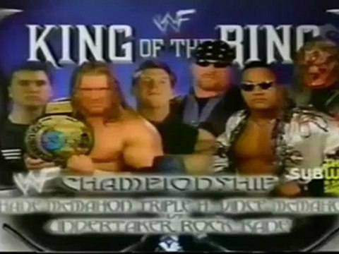 WWF King of the Ring 2000 Matchcard