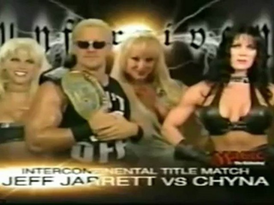WWF Unforgiven 1999 Matchcard