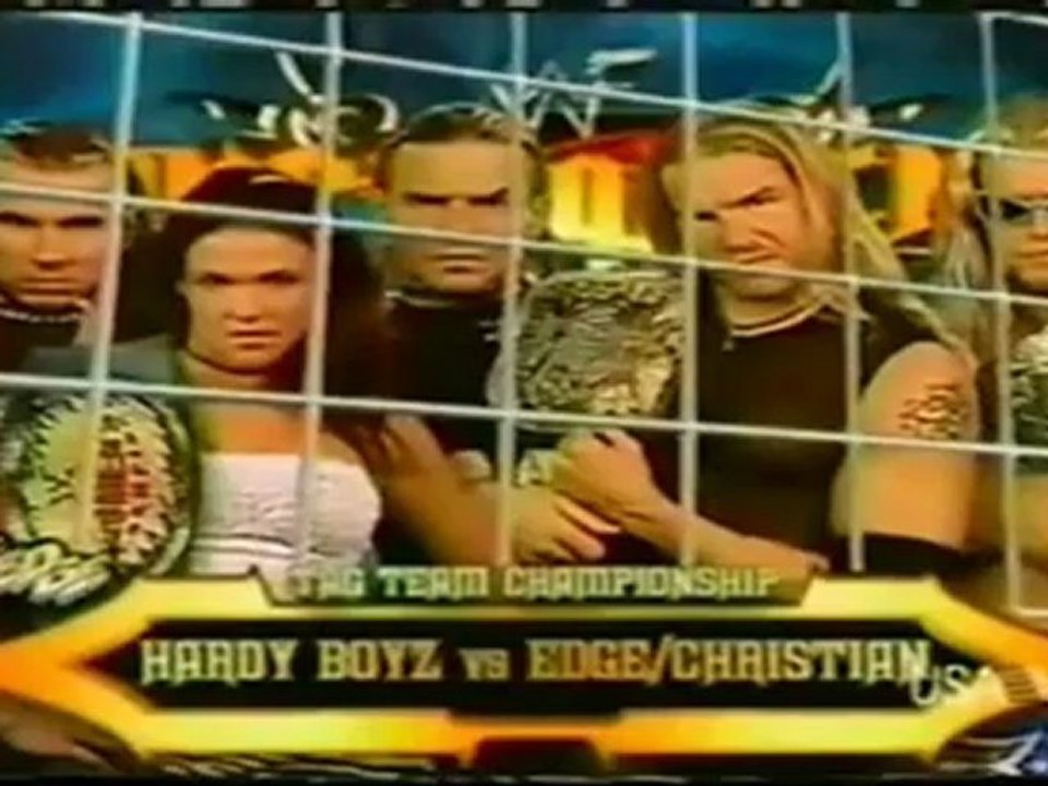 WWF Unforgiven 2000 Matchcard