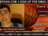 Cleveland Cavaliers versus Miami Heat Pick Prediction NBA Pro Basketball Odds Preview 11-24-2012