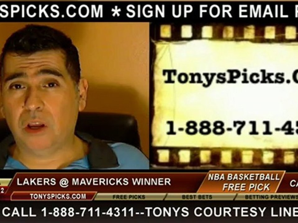 LA Lakers versus Dallas Mavericks Pick Prediction NBA Pro Basketball Odds Preview 11-24-2012