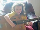 5 Year Old's Tribute To Johnny Cash