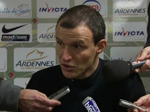 Conférence de presse CS Sedan - Havre AC : Laurent GUYOT (CSSA) - Christophe REVAULT (HAC) - saison 2012/2013