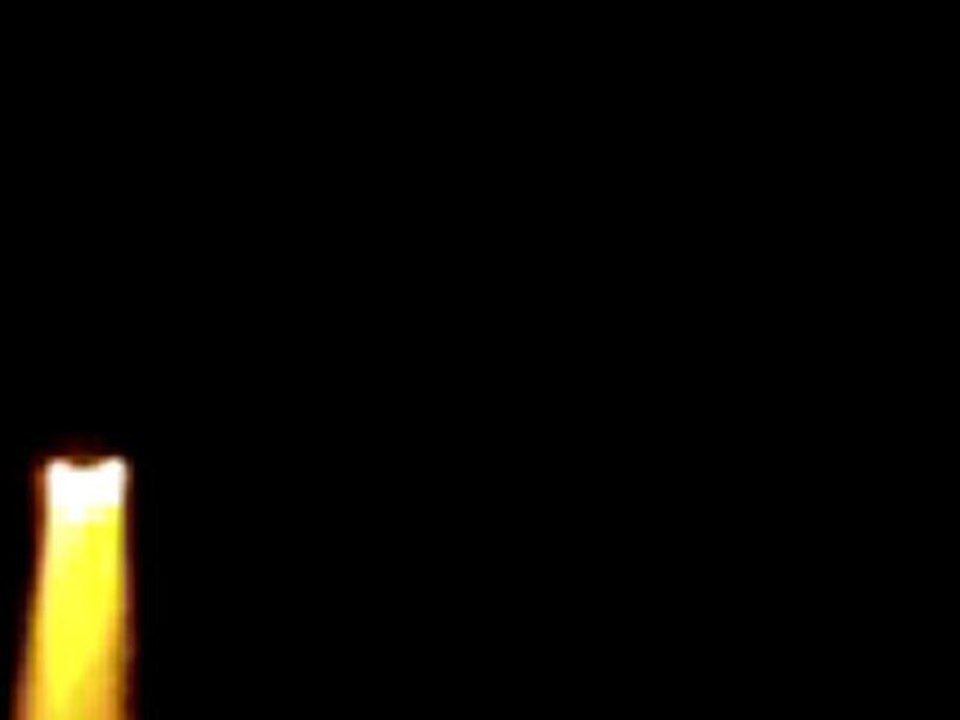 parachute rocket at night