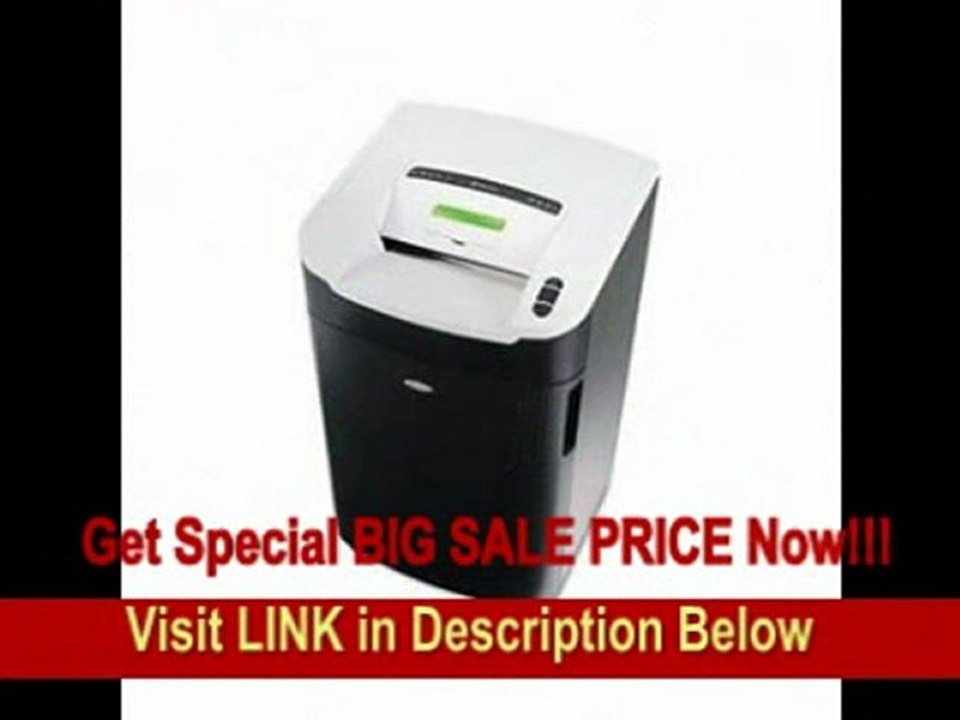 [SPECIAL DISCOUNT] GBC Shredmaster GLX2030 Cross-Cut Jam Free Shredder, Black (1770045)