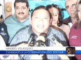 Trabajadores de empresas básicas de Guayana manifestaron apoyo a candidato Andrés Velásquez